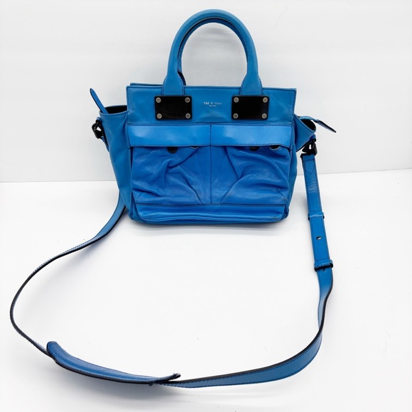 Rag & Bone Blue Pilot Crossbody Bag - Picture 1 of 14